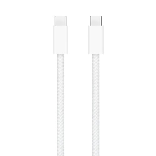 Кабель Type-C - Type-C APPLE  A2794, 2.0м, 5,0А, 240Вт, цвет: белый, плетёнка (MU2G3ZE/A)