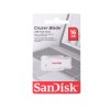 Флеш-накопитель 16Gb SanDisk Cruzer Blade, USB 2.0, пластик, белый