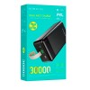 Аккумулятор внешний Borofone BJ19B, 30000mAh, PD, QC, FCP, AFC, цвет: чёрный