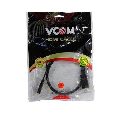 Кабель HDMI(m) - HDMI(m) VCOM CG522F, 3.0м, 4k, 60Гц, цвет: чёрный