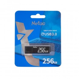 Флеш-накопитель 256Gb Netac U351, USB 2.0, пластик, чёрный