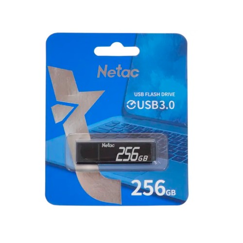 Флеш-накопитель 256Gb Netac U351, USB 2.0, пластик, чёрный