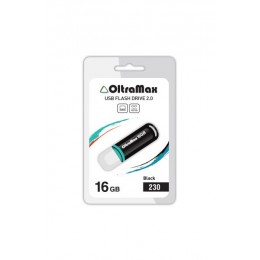 Флеш-накопитель 16Gb OltraMax 230, USB 2.0, пластик, чёрный