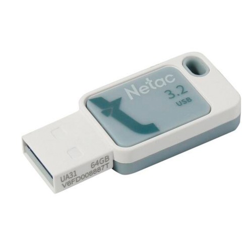 Флеш-накопитель 64Gb Netac UM81, USB 2.0, пластик, чёрный