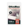 Флеш-накопитель 128Gb OltraMax Mini 360, USB 2.0, металл, серебряный