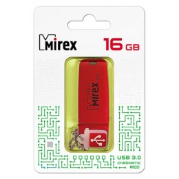 Флеш-накопитель 16Gb Mirex CHROMATIC, USB 3.0, пластик, красный