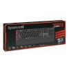 Клавиатура проводная Defender, Redragon, Yaksa, мембранная, 1.8 м, цвет: чёрный