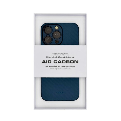 Накладка задняя K-Doo для APPLE iPhone 14 Max, Air Carbon, цвет: синий