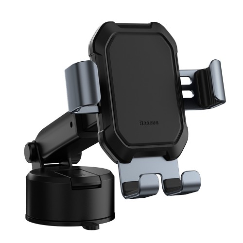 Держатель Baseus SUYL-TK01 для смартфона, черный, двойной зажим
