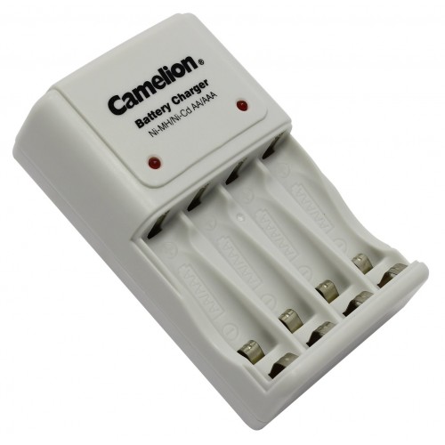 Зарядное устройство для аккумуляторов 4AA/AAA Camelion BC-1010B, 200mAh, на 2 аккумулятора, индикатор, 1шт