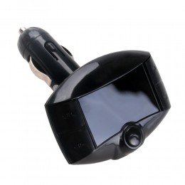FM-трансмиттер без бренда, FM-X16 BT, Bluetooth, цвет: чёрный
