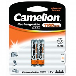 Аккумулятор AAA Camelion, R03-2BL, 1100mAh, (2/24/480), 2шт