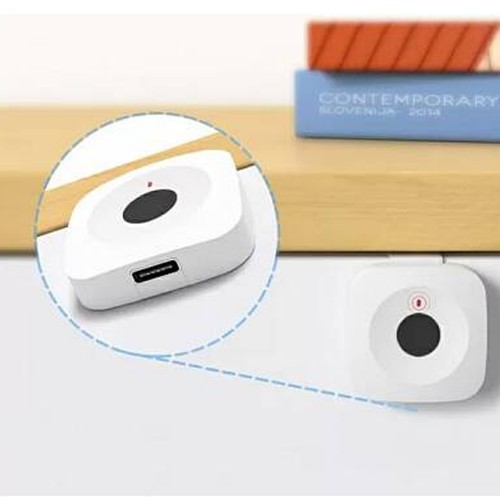 Замок умный мебельный XIAOMI, Yeelock Fingerprint Drawer Cabinet Lock, пластик, цвет: белый, (арт.ZNGS06YSB)