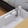 Замок умный мебельный XIAOMI, Yeelock Fingerprint Drawer Cabinet Lock, пластик, цвет: белый, (арт.ZNGS06YSB)