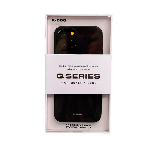 Чехол силиконовый K-Doo для iPhone 14 Pro Max, чёрный
