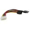 Переходник 2xSATA(m) - SATA(f) VCOM VPW7572, 0.2м, цвет: чёрный