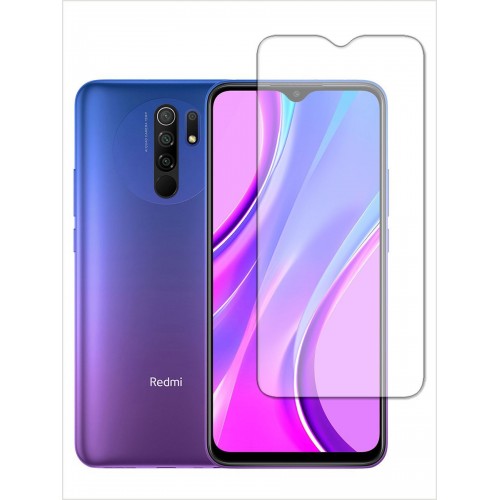 Стекло защитное Noname для XIAOMI Redmi 9, 0.33 мм, глянцевое, в техпаке