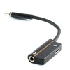 Переходник 8 pin(m) - Jack 3,5mm(f), Bluetooth, чёрный
