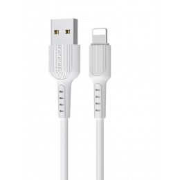Кабель USB - 8 pin Borofone BX16 Easy, 1.0м, 2.4A, цвет: белый
