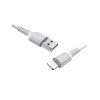 Кабель USB 8 pin Borofone BX16 Easy, 1.0м, 2.4A, белый
