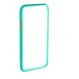 Накладка задняя без бренда для APPLE iPhone SE2/7/8, SHELL, цвет: бирюзовый
