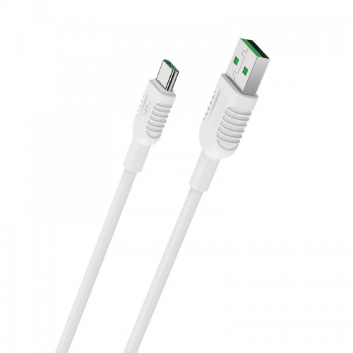 Кабель USB Type-C Borofone BX33 Billow, 1.2м, 5.0A, белый
