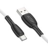 Кабель USB Type-C Borofone BX86, 1.0м, 3.0A, белый
