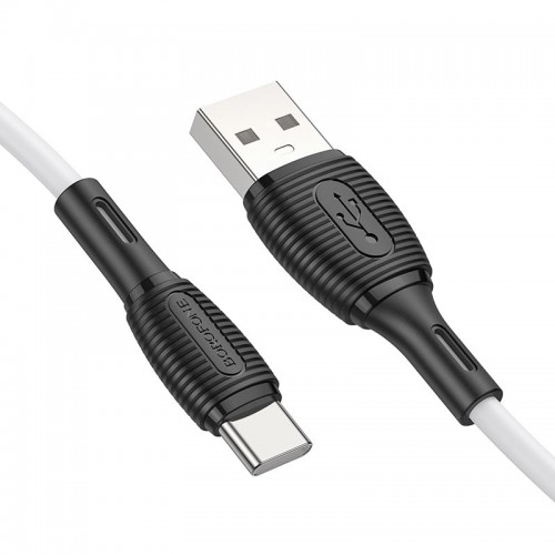 Кабель USB Type-C Borofone BX86, 1.0м, 3.0A, белый

