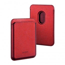 Картхолдер K-Doo, Magsafe, под кожу, цвет: красный
