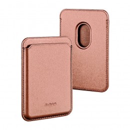Картхолдер K-Doo, Magsafe, под кожу, цвет: розовый
