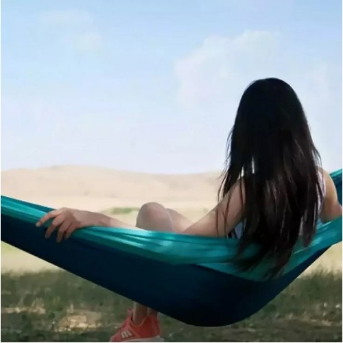 Гамак XIAOMI, ZaoFeng Parachute Cloth Hammock, 2700 х1400 мм, нейлон, цвет: синий, (арт.6971101840007)