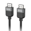 Кабель HDMI - HDMI HOCO US09, 1.0м, 18 Гбит/с, 4k HD, 60Гц, цвет: чёрный