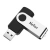 Флеш-накопитель 64Gb Netac U505, USB 3.0, металл, пластик, чёрный, серебряный