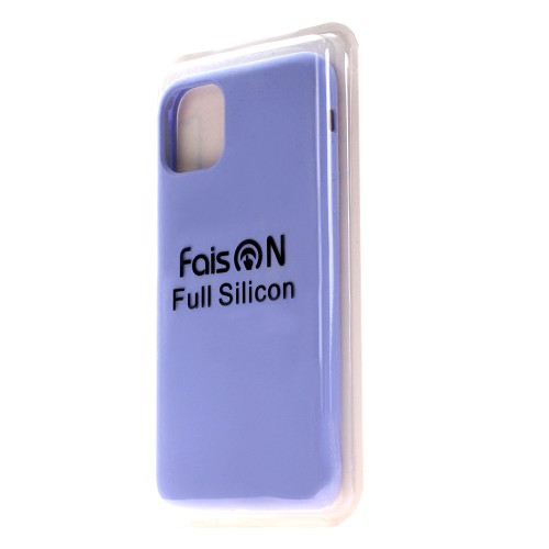 Чехол силиконовый FaisON для APPLE iPhone 14 Pro, №39, Silicone Case Full, цвет: фиолетовый