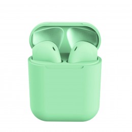 Наушники внутриканальные без бренда inPods-12, Bluetooth, цвет: салатовый
