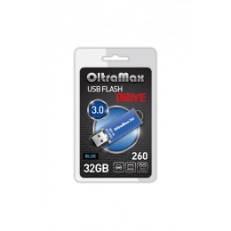 Флеш-накопитель 32Gb OltraMax 260, USB 3.0, пластик, синий