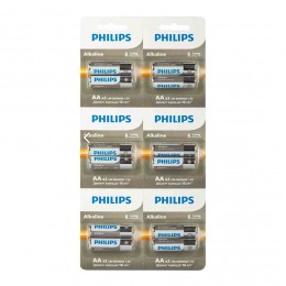 Батарейка AA Philips LR06-2*6BL, 1.5B, (12/72/216/14688), (арт.Б0064636)