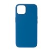 Чехол силиконовый FaisON для APPLE iPhone XI, №08, Silicone Case, тонкий, непрозрачный, матовый, цвет: синий, тёмный