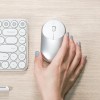 Мышь беспроводная XIAOMI, Mi Portable Mouse 2, цвет: серый, (арт.BXSBMW02)