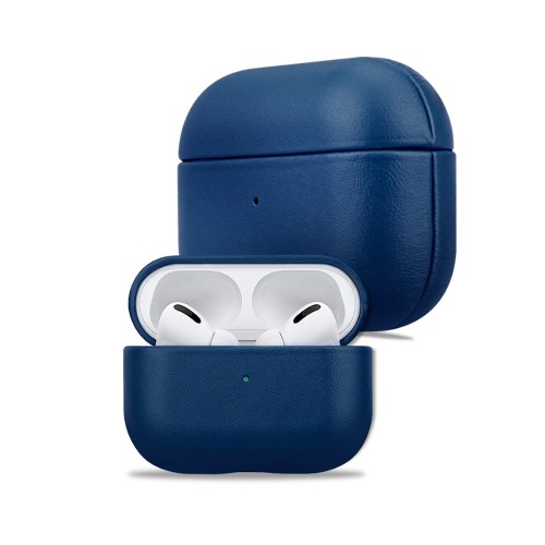 Чехол силиконовый K-Doo для APPLE Airpods Pro, под кожу, цвет: синий