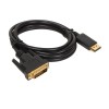 Кабель DisplayPort(m) - DVI(m) TELECOM TA668, 1.8м, цвет: чёрный