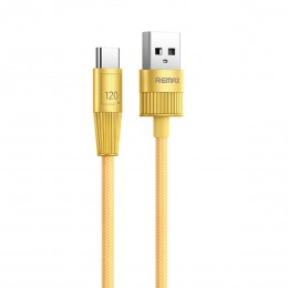 Кабель USB - Type-C Remax RC-C103 Infinity, 1.2м, 120Вт, цвет: золотой