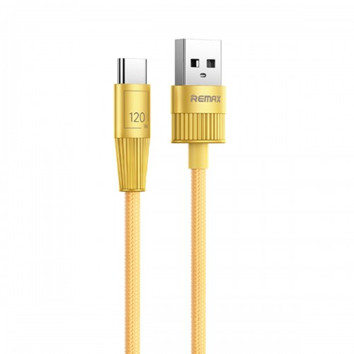 Кабель USB - Type-C Remax RC-C103 Infinity, 1.2м, 120Вт, цвет: золотой