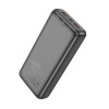 Аккумулятор внешний HOCO J121A, 20000mAh, PD, QC, FCP, AFC, цвет: чёрный