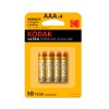 Батарейка AAA Kodak LR03-4BL Ultra Alkaline, 1.5В, (4/40/200), 4шт