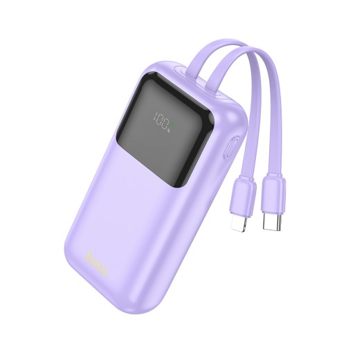 Аккумулятор внешний HOCO Q25, Graceful, 10000mAh, PD 20Вт, цвет: фиолетовый