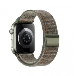 Ремешок для умных часов APPLE Watch 38/40/41mm HOCO, WA25 Original, нейлон, цвет: зелёный, разноцветный узор