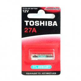 Батарейка A27 Toshiba MN27-1BL Super Alkaline, 12B, (1/100/1000)