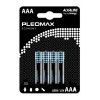 Батарейка AAA Samsung Pleomax R03-4BL Economy, 1.5A, (4/40/400), 4шт