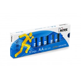 Батарейка AA Mirex LR06-10Box Ultra Alkaline, 1.5B, (10/480)